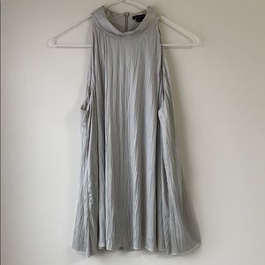 Silky, high neck top